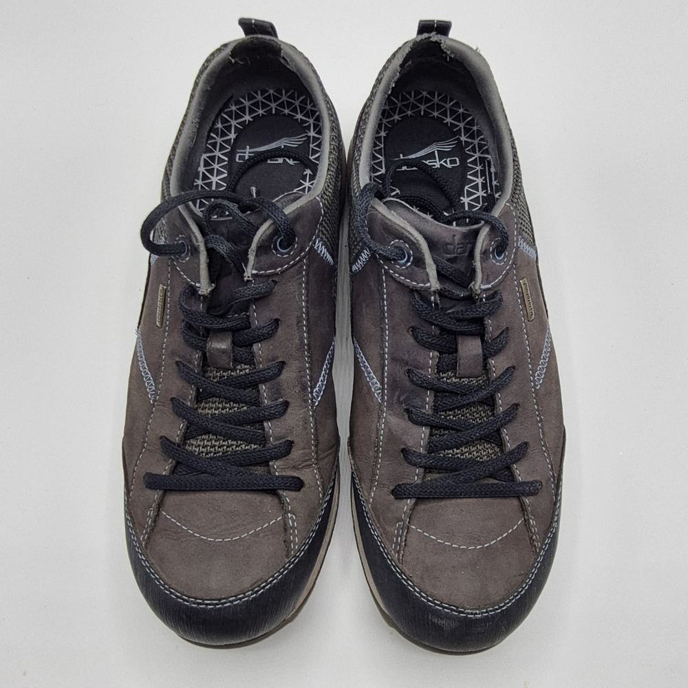 Dansko Men's Gray Lace-Up Casual Sneakers
